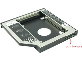 WZSM JAUNU 12.7 mm SATA 2 SSD HDD Caddy Dell OptiPlex 755 760 780 Inspiron 1410 1427 1440 Cietā Diska Caddy