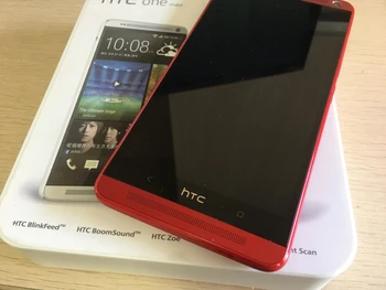Oriģināls Atbloķēt HTC One Max Android mobilais 5.9 collu skārienjutīgais ekrāns, 2 GB / 32 GB Quad-core 3G&4G lte 4MP WIFI GPS mobilais tālrunis