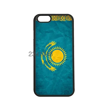 Karoga Kazahstānas mīksta silikona sānu telefonu gadījumos iphone 11 pro max 5s se 6s 6 6splus 7 7plus 8 8plus X XR XS MAKS.