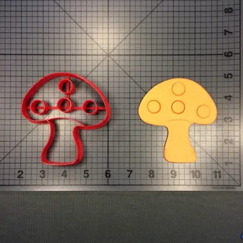 Augu Sērija Gudrs Sēņu Māju Formas Tvaika Maizes Cookie Cutter Kūka Pomādes Dekorēšanas Pelējuma 3D Iespiesti TAA