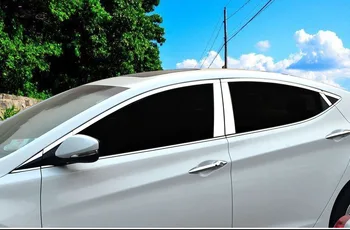 Nerūsējošā tērauda auto stiklu apdares par hyundai elantra 2010 2011 2012 2013 2016 hyundai Avante i35 Elantra