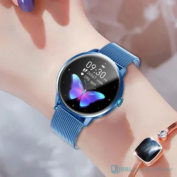 Pilna Kārta Touch Smart Watch Sievietes Vīrieši Smartwatch Fitnesa Tracker Dāmas Smart Pulksteni Andoid IOS Top Bluetooth Smart-skatīties