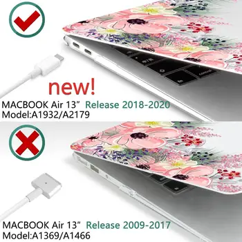 Jaunākās Kristāla skaidrs Modelis Klēpjdators Gadījumā Tastatūras Segums, Jauns MacBook Pro Air 13 