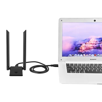 1200Mbps WIFI USB 3.0 Adapteris Bezvadu Tīkla Karte, 802.11 ac divjoslu Wi-Fi Adapteri LAN Gigabit 2.4 G/5 G Router Xiaomi