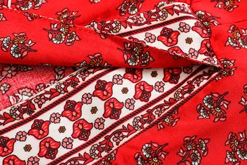 Fitshinling Bārkstis Jostas Kokvilnas Bohēmijas Kimono Vintage Print Brīvdienu Garo Jaku Pludmales Cover-Up Peldkostīmi, Bikini Izbrauciens Pārdošana