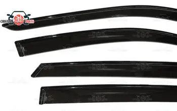 Logu deflektors Lada Granta 2012-2018 lietus deflektoru netīrumiem aizsardzības auto stils apdare piederumi molding