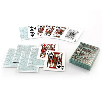 Theory11 Hudson Spēļu Kārtis Zaļo Velosipēdu Klāja USPCC Iegūstama Pokera Burvju Kāršu Spēles Burvju Triki Aksesuāri