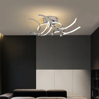Moderns griestu led griestu gaismas dzīvojamā istaba guļamistaba Virtuves Alumīnija lampa body Zelta hromēšana Iekštelpu apgaismojums Fixtur