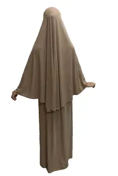 2gab Sieviešu Lūgšanas Apģērbu Komplekts Musulmaņu Abaya Jilbab Arābu Hijab Šalle Svārki Islāma Ramadāna Gaisvadu Pilnībā Segtu dievkalpojums Jaunas