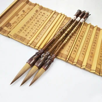 Kaligrāfija Otas, Pildspalvas Dāvanu Komplekts Zebiekste Matu Suka Pildspalvu Tradicionālo Ķīniešu Kaligrāfija Krāsošanas Otu Pieaugušiem Bērniem Rakstīšanas