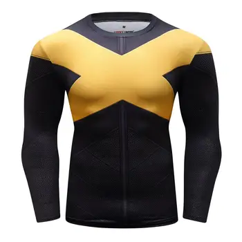 X-Men Dark Phoenix 3D Iespiests T krekli Vīriešu Kompresijas Krekls Cosplay Kostīmu Kapteinis Amerikāņu garām Piedurknēm Topi Vīriešu