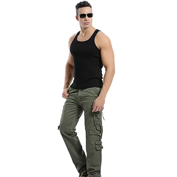 Kravas Bikses augstākās kvalitātes vīri militārās camo kravas bikses, brīvā laika bikses kamuflāžas kombinezons Safari Stils