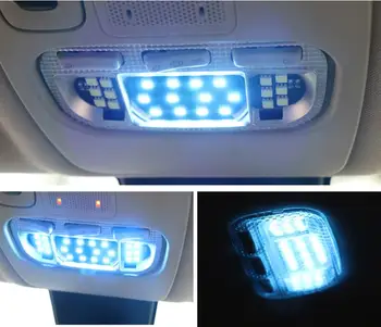 Angelguoguo 6 gab./ komplekts auto led galda lampas apgaismojums/ led dome gaismas/Auto led istabā gaismu Citroen C5