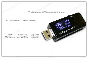 3 - 30V USB LCD Strāva Lādētāja Jaudas mērītājs testeri spriegumu pašreizējo mobilo detektors ar 2A izturība