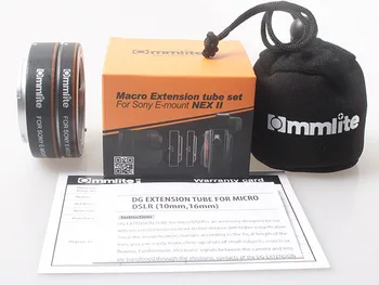 CM-MANI-AFSMII Metāla AF Automātiskā fokusēšana Macro Extension tube set Sony E-Mount Kameru NEX 3/3N/ 5/ 5N/5R/A7/A7R/A7S Pilna Kadra