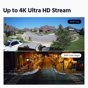 ANNKE 4K FHD Ultra Pilnu Krāsu Video Novērošanas Sistēmas 16CH 8MP H. 265+ DVR Ar 8MP, Āra Ūdensizturīgs Drošības CCTV Kameras