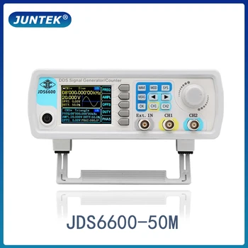 JUNTEK JDS6600-50M 50MHz DDS Funkciju Signālu Ģenerators Digitālā Kontrole Dual-channel Frekvences mērītājs nenoteiktas viļņu formas ģenerators