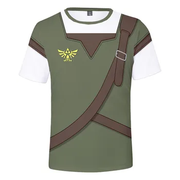 2 Līdz 14 gadiem, bērnu t krekls Legend of Zelda 3D iespiests t t-krekls zēniem, meitenēm harajuku t krekli, t-veida bērnu drēbes
