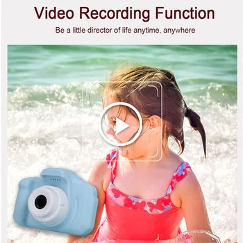 Super Cute Bērnu Kameras Kids Izglītojošās Rotaļlietas Bērniem, Bērnu Dzimšanas dienas Digitālo Kameru, 1080P Video Kamera Ar Bezmaksas Dāvanu, Lai Meitene