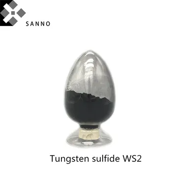 500g/iepak Volframa sulfīds materiāls pulveris 99.9% nano volframa disulfīda mikronu izmēra WS2 pulveris