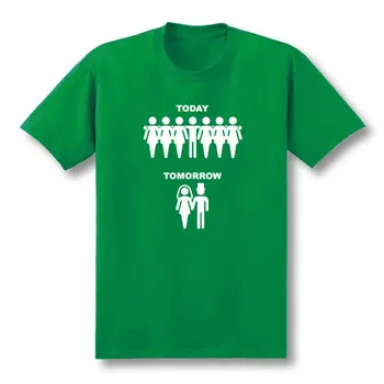2019 Jaunas Smieklīgi Precējies Print T-krekls Vīriešiem Šodien, Rīt Dāvanu Vīrs Gadījuma Īsām Piedurknēm Kokvilnas Tee Krekli Vīriešu Tops