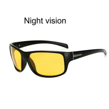 Reggaeon Nakts redzamības Jaunas Polarizētās Saulesbrilles, Vīriešu 2020. gadam uv400 Zīmola Dizaineru Modes Naktīs Ciešāku Aizsargbrilles cool