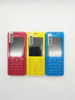 2060. gadā Dual Sim Nokia Oriģinālās 2060 206 2G GSM 1.3 MP 1100mAh Atslēgt Lēti Atjaunotas Celluar Atjaunotas Tālruni