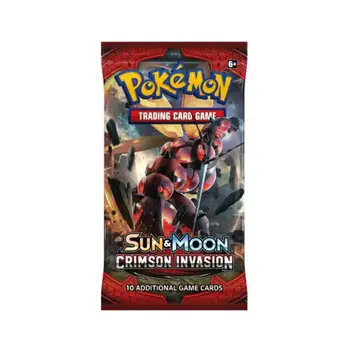 324 Kartes Pokemon TCG: Sun & Moon Crimson Iebrukuma 36 Maisos Pastiprinātājs Lodziņā Kolekcija Tirdzniecības Kāršu Spēles Rotaļlietas