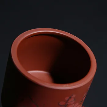 Violeta smilšu tējas katlā Meilan bambusa krizantēmu keramikas sauso preces maza izmēra noslēgtā uzkrājumu tvertne iepakojums, logo pasūtījuma vairumtirdzniecība