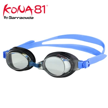 Barracuda kona81 Tuvredzība, Peldēšanas Brilles Pielāgot, Koriģējošās Lēcas Triatlona UV Aizsardzību Pieaugušajiem #71395 Zila