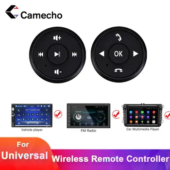 Camecho Automašīnas Stūres Rata Kontroles 2din DVD Android Bluetooth Taustiņš Universālā GPS Playerwireless stūres tālvadības pults