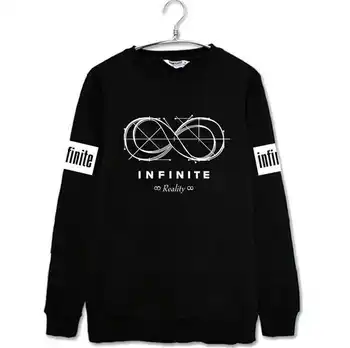 Modes bezgalīgs 5 mini albums pašu o kakla hoodies kpop bezgalīgā realitāte džemperi sporta krekls unisex polerones