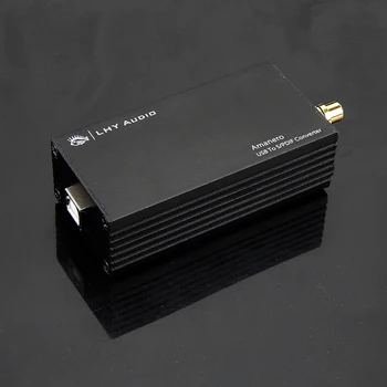 HiFi USB dekoderi kartes Amanero Combo384 USB ar Koaksiālo RCA izeja USB pastiprinātājs APK Digitālā saskarne