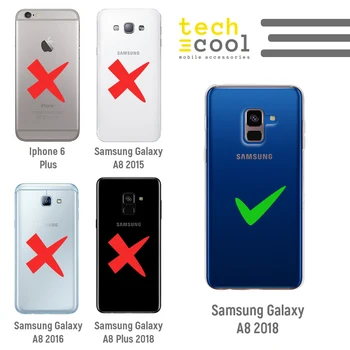 FunnyTech®Silikona Case for Samsung Galaxy A8 2018 l mākslas dejotājs vers.4