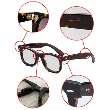 Retro Brilles Optiskās brilles, Rāmis Vīriešu, sieviešu acetāta rāmis briļļu dekoratīvās Tuvredzība, Optiskās brilles Recepšu RĀMIS