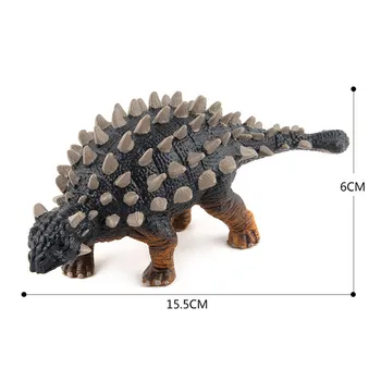 15.5*6cm Ankylosaurus Savvaļas dzīvnieku, Dinozauru Rotaļlietas Pasaules Parks Bērniem Dinozauru Dzīvniekiem Modeļa Darbības Rādītāji Rotaļlietas Bērniem Ziemassvētku Dāvanu