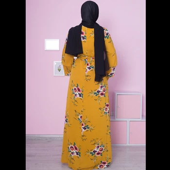 Kaftan Abaya Dubaija Islāmu Turcija Vestidos Ir 2021. Arābu Šifona Hijab Musulmaņu Modes Kleita Abayas Sieviešu Drēbes Musulmane Longue