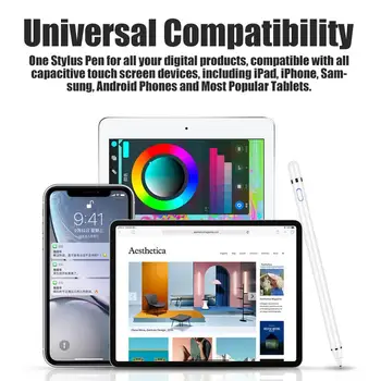 Aktīvā Irbuli Android,iOS, iPad, iPhone, un Lielākā daļa Tablešu, 1,5 mm Soda Punktu Uzlādējams Digitālais Irbulis Zīmējums