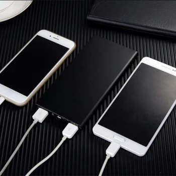Power Bank 10000mAh Portatīvā Lādētāju Priekš iPhone, Samsung Xiaomi mi Mobilo Ārējais Akumulators Powerbank Dual USB Por Poverbank