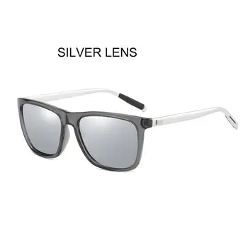Luksusa laukumā polarizētās saulesbrilles, vīriešu UV400 alumīnija kājas krāsotas zilā krāsā, optiku, nakts redzamības sieviešu, saules brilles cool