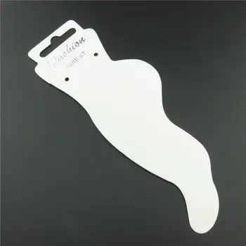 19958 Bezmaksas piegāde (50 gabali/lot) 155mm Balta Papīra Kāju Ķēdes Modes Anklet Displejs Karājas Turētājā Kartes Atzīmju