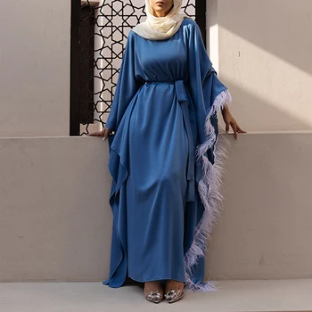 Drēbes Djellaba Femme Vestidos Kaftan Dubaija Abaya Turcija Musulmaņu Modes Kleita, Hijab Islāmu Apģērbu Kleitas Abayas Sieviešu Caftan