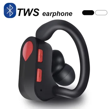 K19 Sporta Austiņas Brīvroku Taisnība Bezvadu Bluetooth 5.0 Auss Āķis ausī Earbuds Ūdensizturīgs ar Mikrofona Skaļuma Kontrole