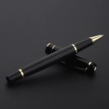1501 Elegants Upscale Zelta Rullīšu un Lodīšu Pildspalvu Metāla lodīšu pildspalvas biroja pildspalvu, paraksts