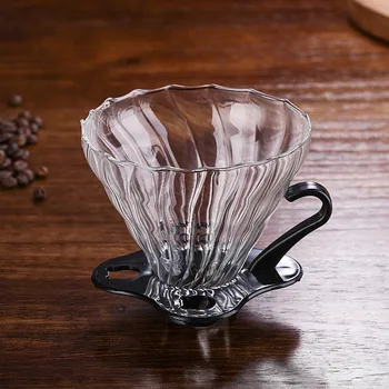 Atkārtoti Stikla Kafijas Filtru Karstumizturīgs Kafija Pilienu Filtru Praktisko Tasi Kafijas Filtra Piltuve Izturīga Kafijas Piederumu