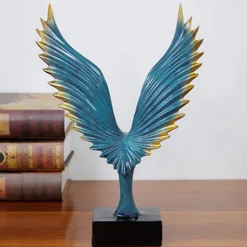 Imitētu Anotācija Atveriet Eagle Wing Putnu Mākslas Modelis Mājas Dzīvojamā Istabā, Office Hotel Dekoru, Dāvanu