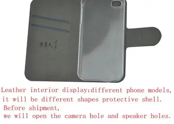 DIY Tālrunis soma Personalizētu pielāgotus foto Attēlu flip PU ādas gadījumā vāks Huawei P9 Lite