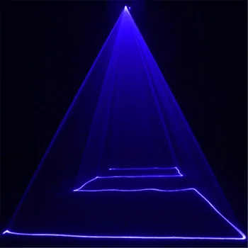 AUCD IS Skaņas Tālvadības 8 CH DMX 450mW Zilās Līnijas Ray Skeneris, Lāzera Projektoru Gaismas, Disko DJ Puse Spēkā Parādīt Posmā Masīvs Apgaismojums