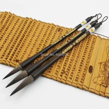 3Pcs Mols Spirāles Ķīniešu Rakstības Kaligrāfija Pildspalvu Birste, kas Mākslinieka Otas Zīmēšanai Mākslas Zīmēšanas Gleznošanas Piederumi Ideāla dāvana