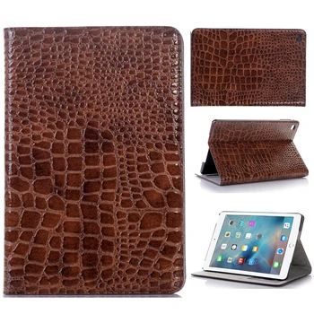 A1566 A1567 Coque iPad Air 2 Air2 Gadījumā Luksusa Krokodils PU Leather Folio Stand 9.7
